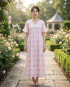 Pink Bow Script Maxi Nightdress
