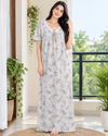 Korean Long Nighty Half Sleeve