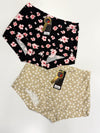 Floral Print Panties Combo | Pack of 2 | Free Size (Fits XL & XXL)