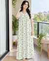 Korean Long Nighty Half Sleeve