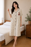 Button Down Short Nighty