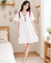Dreamy Dusk Bow print Short Nighty