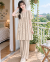 Long Top Feeding-Friendly Pyjama Set