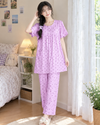 Long Top Feeding-Friendly Pyjama Set