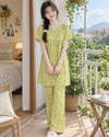 Long Top Feeding-Friendly Pyjama Set