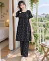 Long Top Feeding-Friendly Pyjama Set
