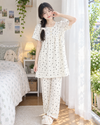Long Top Feeding-Friendly Pyjama Set
