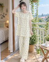 Long Top Feeding-Friendly Pyjama Set