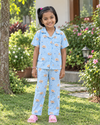 Kids Button Down Pj Set