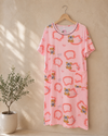 Korean Double Pocket Polo Nighty